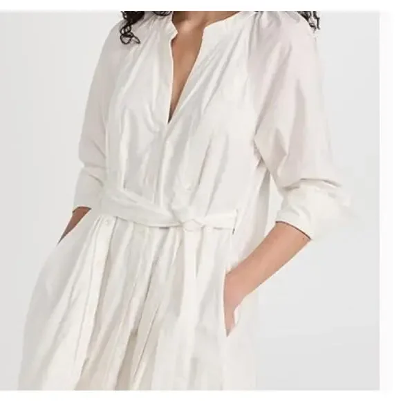 Free People White Charlie Belted Shirtdress Size XS - Picture 12 of 14